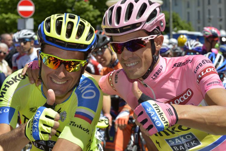 Ivan Basso e Alberto Contador - INFOPHOTO