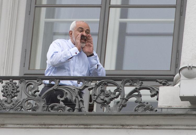 Iranian Foreign Minister Mohammad Javad Zarif  AFP PHOTO/JOE KLAMAR - AFP