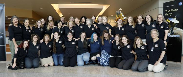 Il team 'rosa di Plutone (foto NASA)