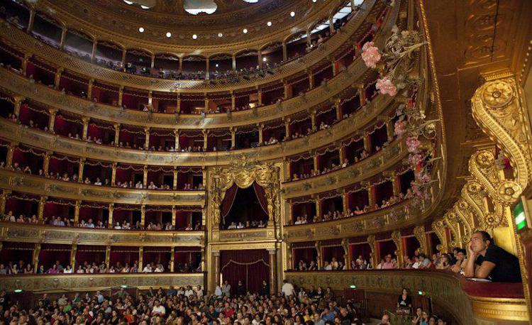 La sala del Teatro Massimo di Palermo