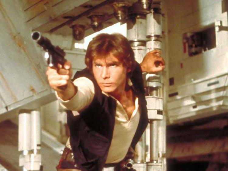 Harrison Ford nei panni di Han Solo (foto Infophoto)