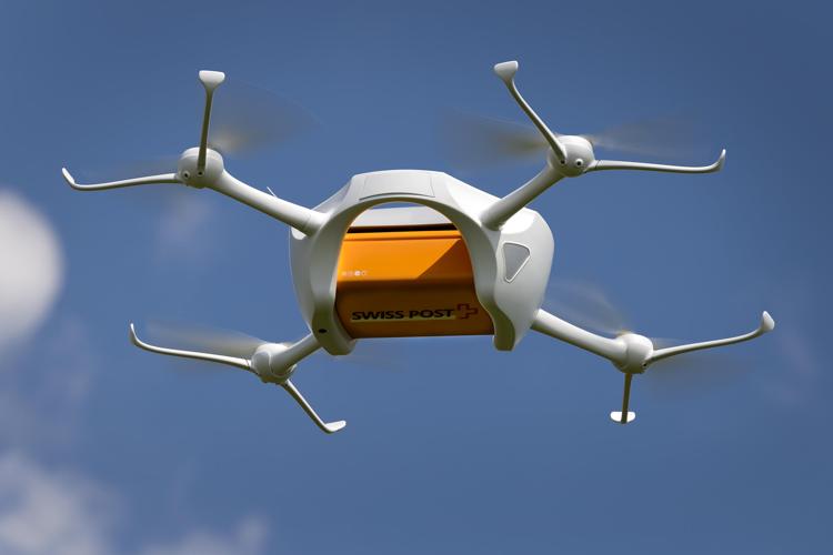 Uno dei droni testati dalla posta svizzera.  - (foto AFP)