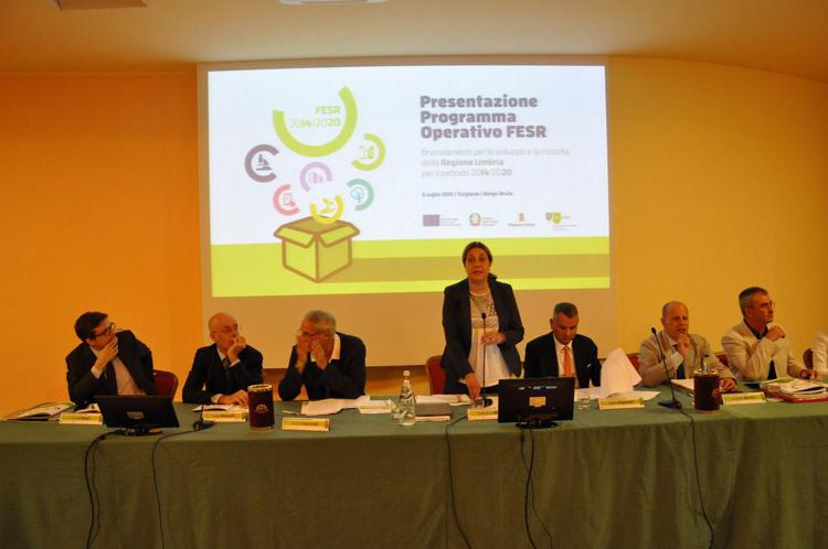 Fondi Ue: Umbria, presentato Por-Fesr 2014-2020