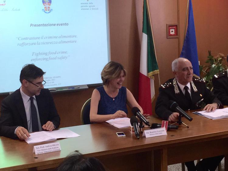 Beatrice Lorenzin, Andrea Olivero e il Comandante Generale dei Carabinieri Del Sette - Adnkronos Salute