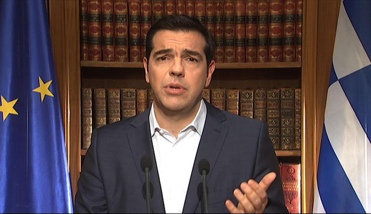 Il premier greco Alexis Tsipras - (Foto Afp)