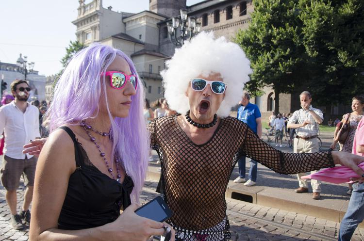 Gay Pride a Torino TORINO 27-06-2015 Gay Pride sfila per le vie della citta - INFOPHOTO