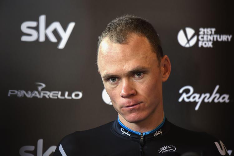 Il ciclista britannico del Team Sky, Christopher Froome (Foto Afp) - AFP