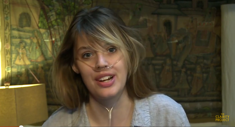 Claire Wineland via (YouTube The Clarity Project')