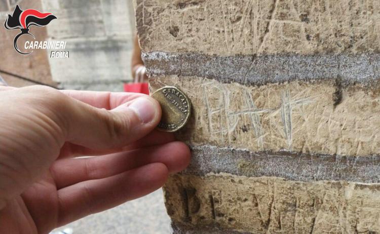 Bulgarian footballer nabbed carving initials on Colosseum