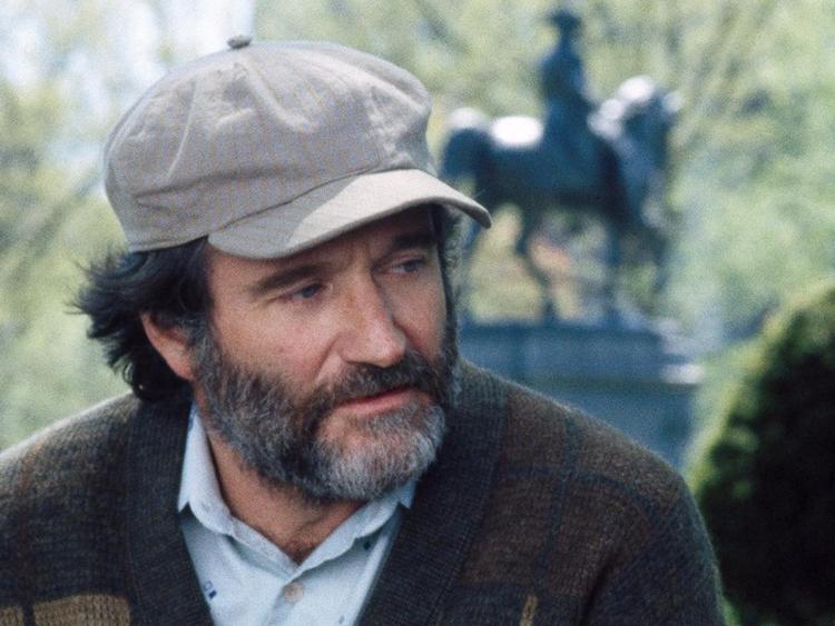 Robin Williams in un fotogramma di  'Will Hunting'