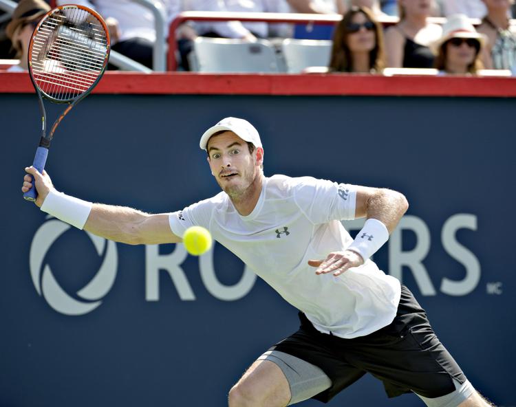 Andy Murray in campo a Montreal (Infophoto) - INFOPHOTO
