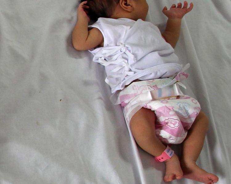 Una neonata (Xinhua)