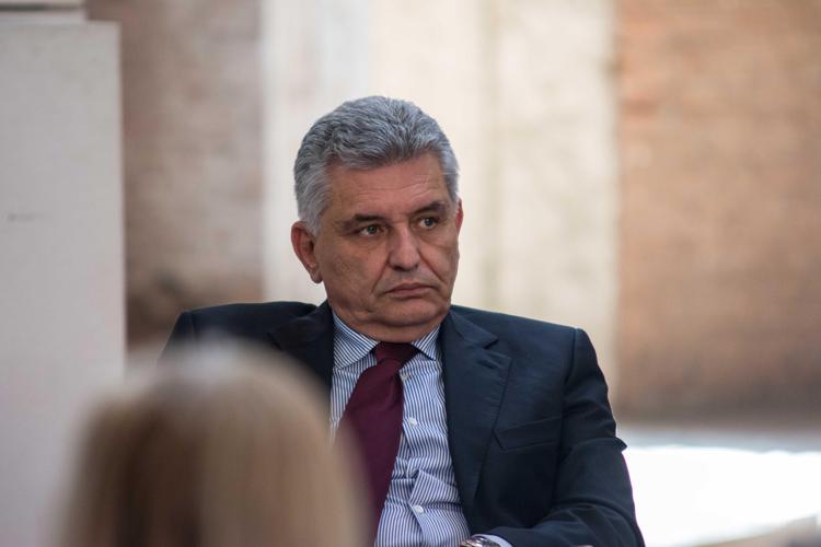 Il presidnete del Frosinone Maurizio Stirpe (Foto Infophoto) - INFOPHOTO