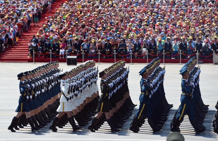 La parata in Cina (Afp) - AFP