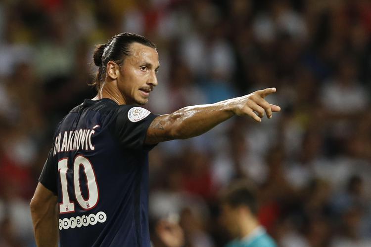 L'attaccante del Paris Saint-Germain's Zlatan Ibrahimovic (Foto Afp) - AFP