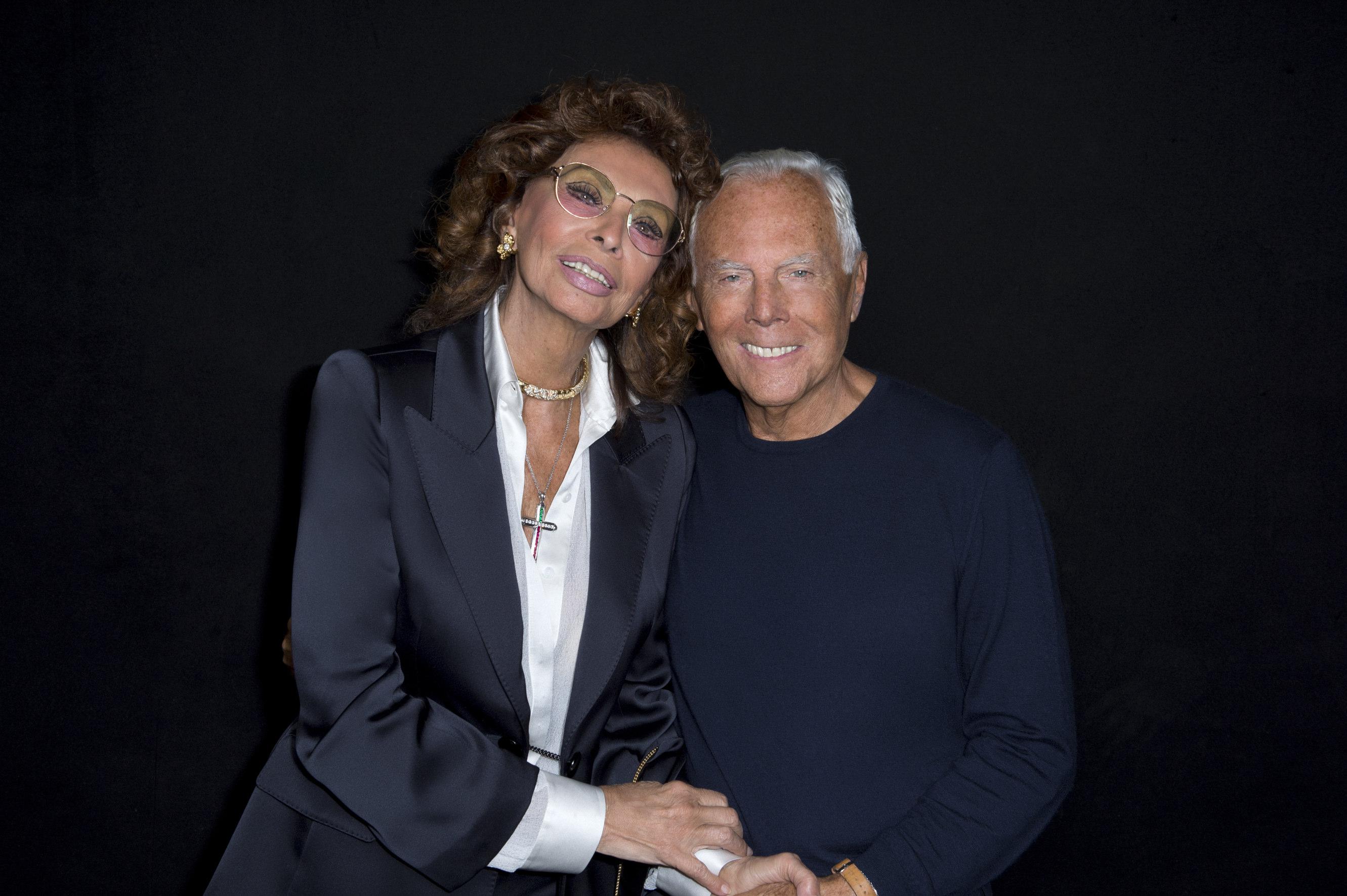 Sophia Loren, Giorgio Armani