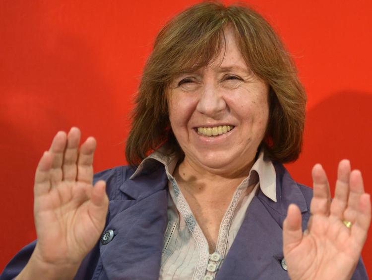 La giornalista e scrittrice bielorussa Svetlana Alexievich (Foto Infophoto)