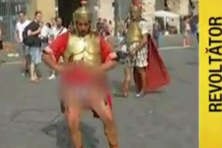 Tv romena al Colosseo, tensione con i centurioni tra insulti e gestacci /Video