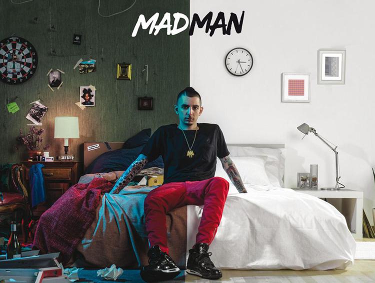 Un particolare della copertina dell'album di Madman