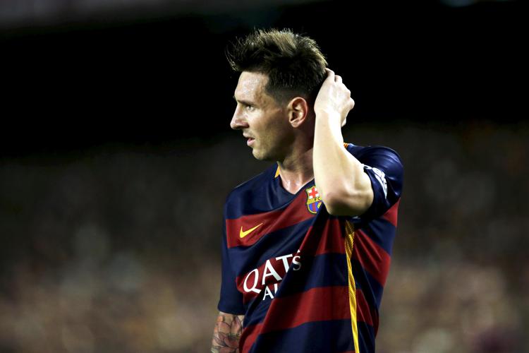 L'attaccante  del Barcellona, Leo Messi (Foto Infophoto) - INFOPHOTO