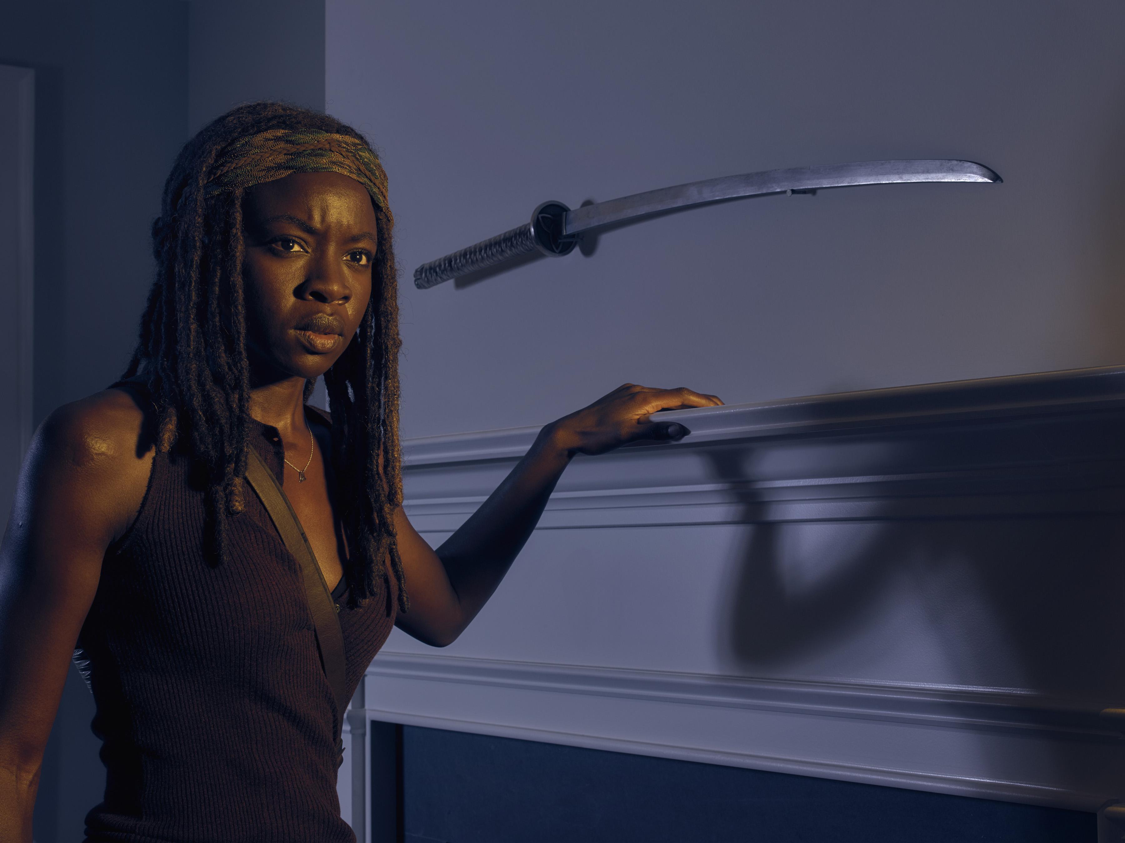 Danai Gurira as Michonne - The Walking Dead _ Season 6, Gallery - Photo Credit: Frank Ockenfels 3/AMC 