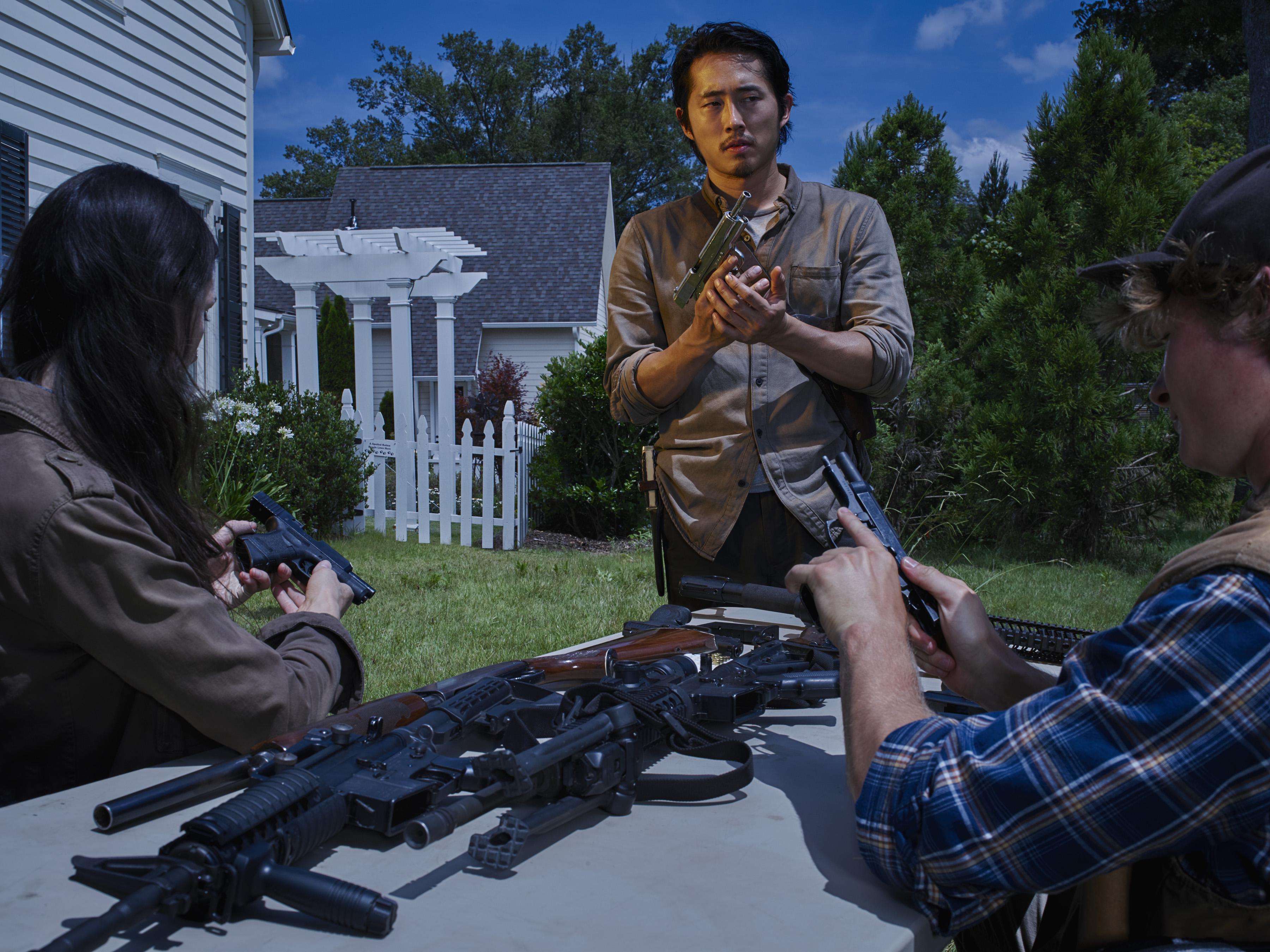Steve Yeun as Glenn - The Walking Dead _ Season 6, Gallery - Photo Credit: Frank Ockenfels 3/AMC 