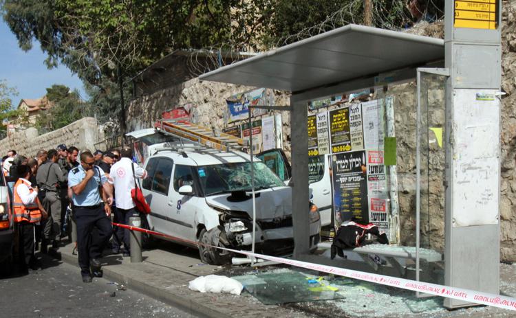 L'attacco a Malkei Israel Street (Foto Afp) - AFP