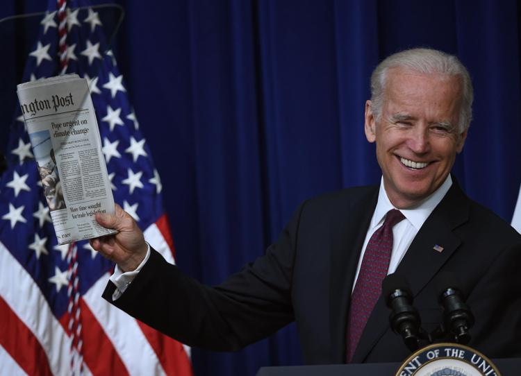 Il vice presidente Usa Joe Biden (Foto Infophoto)