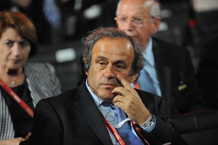 Il presidente della Uefa Michel Platini (Infophoto)