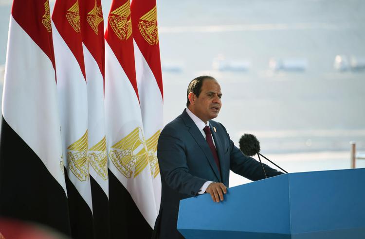 Egyptian president Abdel Fattah al-Sisi   - INFOPHOTO