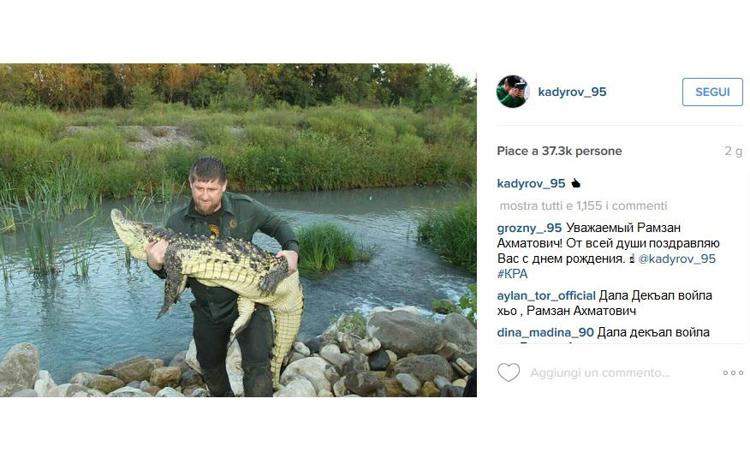Dal profilo Instagram del presidente Kadyrov (Instragram/ kadyrov95)