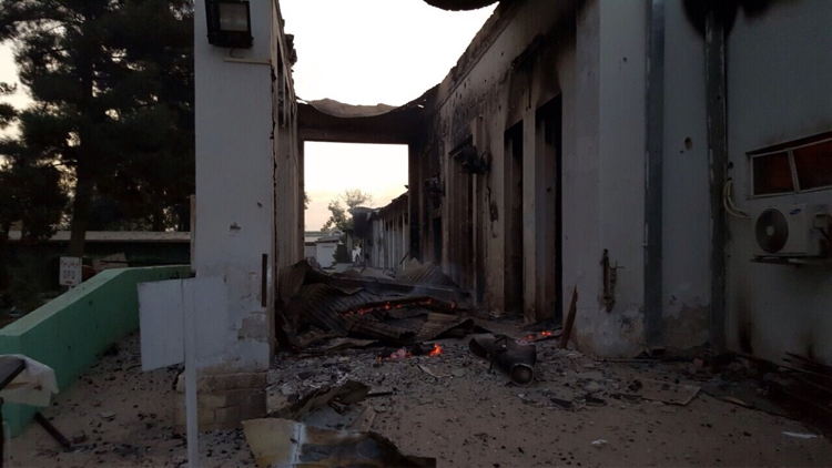 L'ospedale di Kunduz dopo l'attacco - Medici senza frontiere