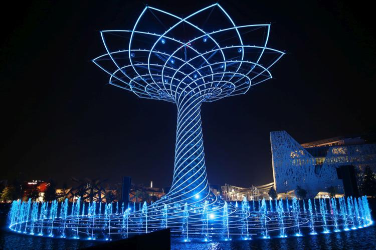 L'albero della Vita si 'veste' di blu per il 70mo anniversario delle Nazioni Unite