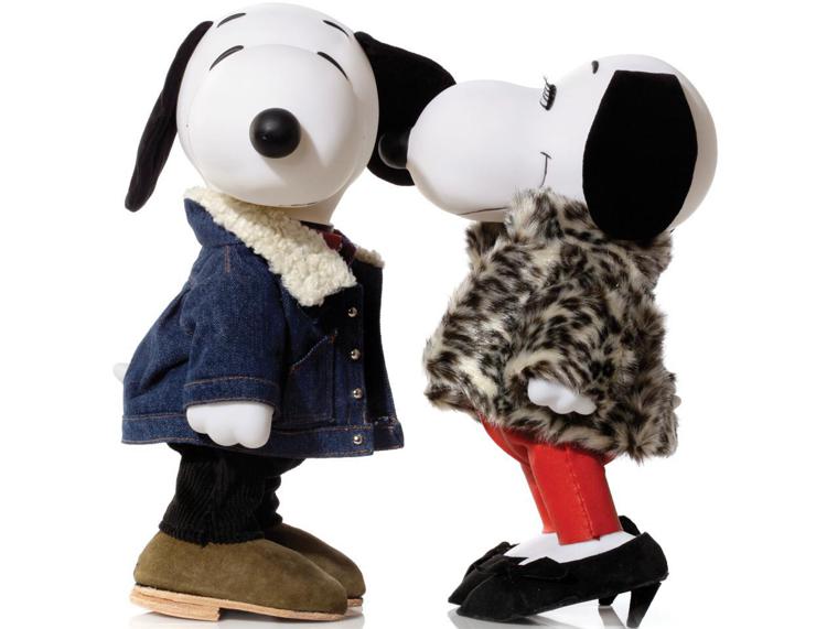 Snoopy e Belle vestiti da Isabel Marant