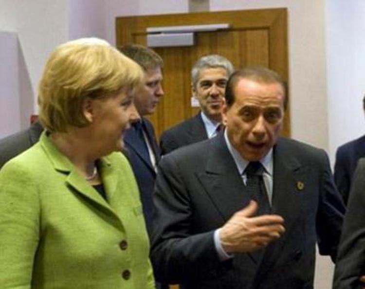 Berlusconi vede la Merkel: 
