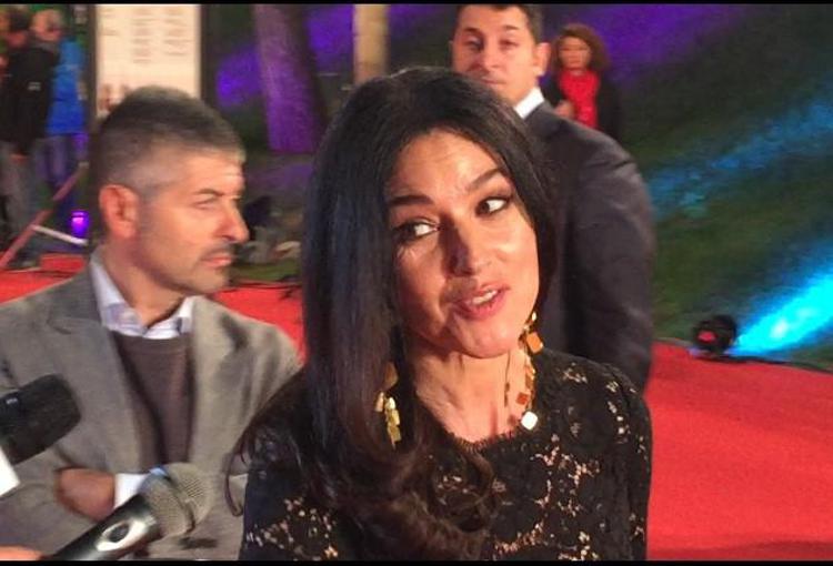 Monica Bellucci sul red carpet della Festa di Roma 