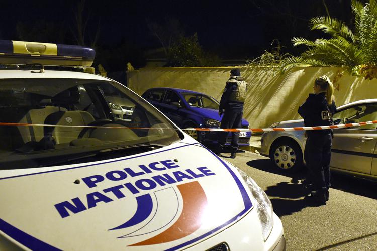 Polizia a Marsiglia (foto Afp)