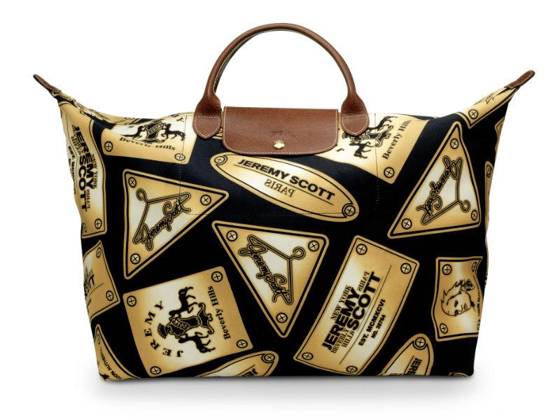 Le Pliage by Jeremy Scott for Longchamp Plaque Bag