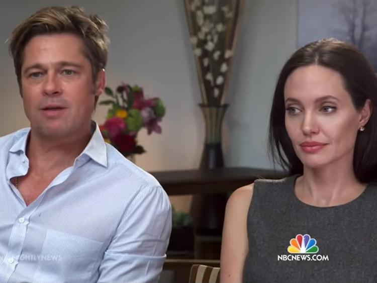Angelina Jolie e Brad Pitt nell'intervista sulla Nbc 