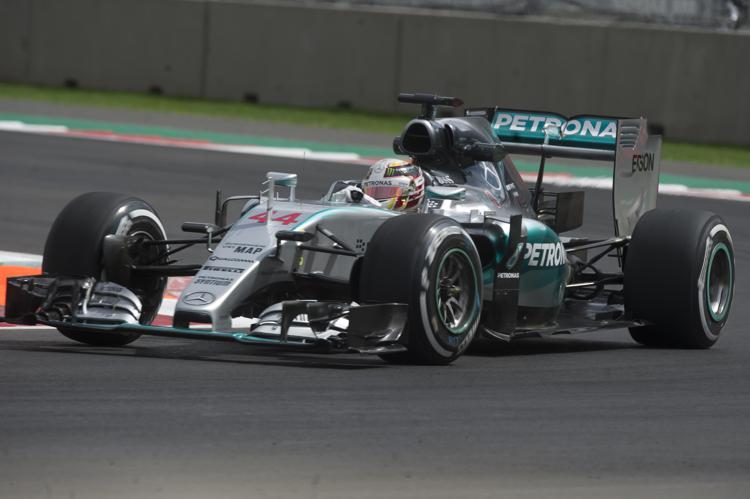 Il pilota britannico della Mercedes, Lewis Hamilton (Foto Infophoto) - INFOPHOTO