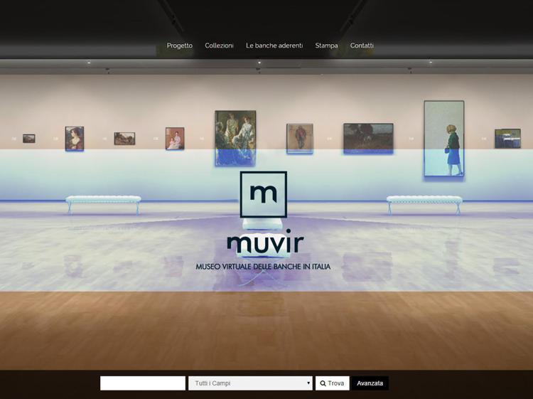 La home page di MuVir
