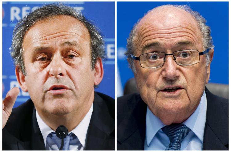 Michel Platini e Sepp Blatter (Foto Afp) - AFP