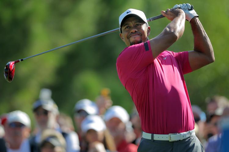 Il campione di golf statunitense Tiger Woods (Foto Xinhua)
