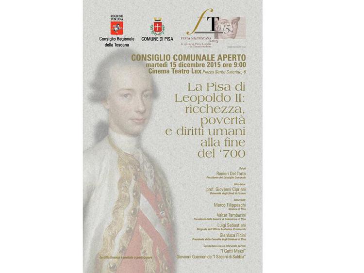 Festa della Toscana: la Pisa di Leopoldo II raccontata dallo storico Cipriani