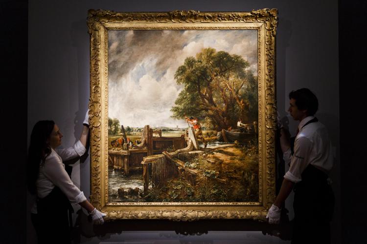 'The Lock' di  John Constable (Foto di Tristan Fewings/Getty Images for Sotheby's) - Getty Images for Sotheby's