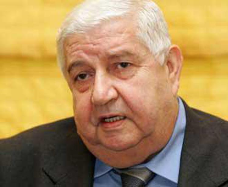 Il ministro degli Esteri siriano, Walid al-Muallim
