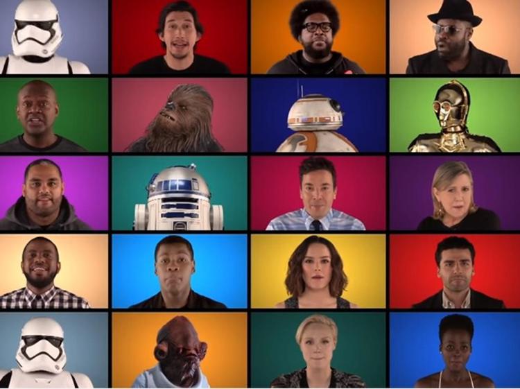 La sigla di 'Star Wars' come non l'avete mai sentita: il cast la canta a cappella /Video