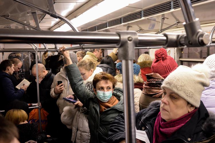 La metropolitana di Mosca (AFP PHOTO) - (AFP)