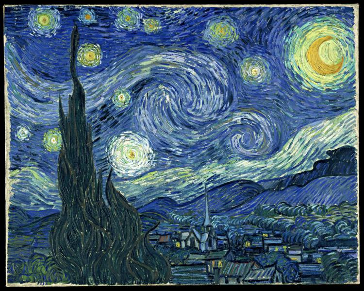 'Notte Stellata' di Vincent Van Gogh