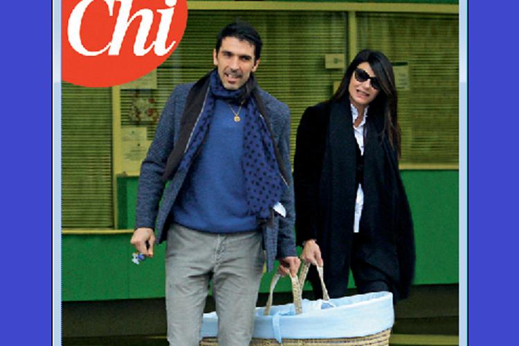 Gigi Buffon e  Ilaria D'Amico (Foto 'Chi')